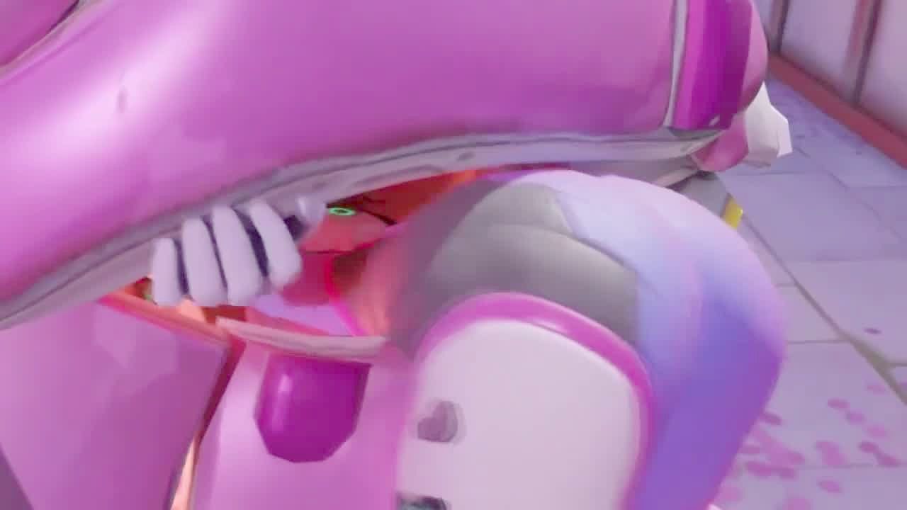 D Va Gets Stuck In Her Mech Then Anal Pounded Anybunny