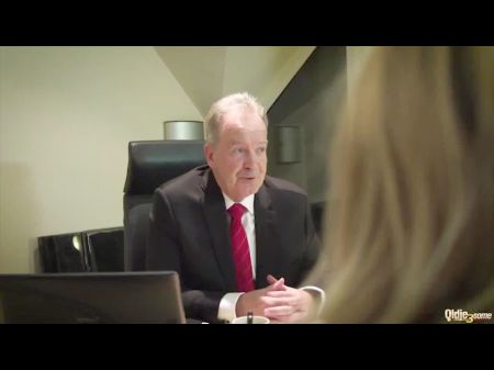 Immature Brown-haired Fresh Girl Fair Haired And Old Buddy With Large Penis In