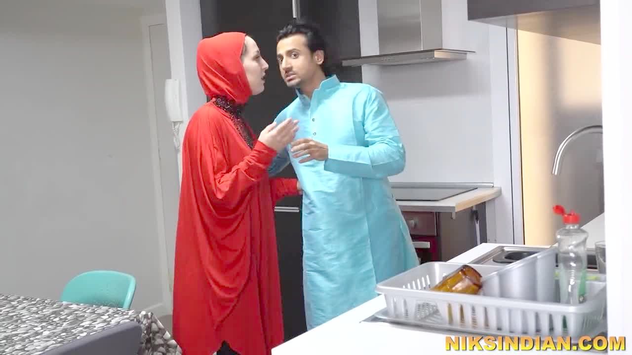 wearing muslim wife of an old guy gets banged by another youthful picture