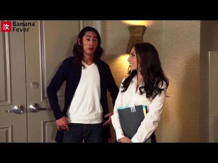 Spencer , Real Estate Agent Gets Her Muff Pummeled By Ripped Japanese Dude - Amwf