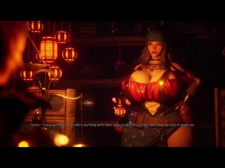 Under The Witch - Herba [4k 60fps , 3 Dimensional Anime Porn Game , Uncensored , Ultra Settings]