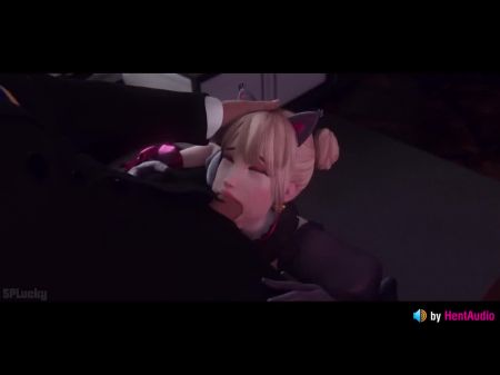 D . Va Inhales Her Chief Off Till He Ejaculates On Her Face (with Sound) 3 Dimensional Animation Manga Porn Game Overwatch