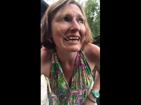 Pov Supah Superior Fun Hippy Lady Goes For A Pee In Her Very Disregarded Garden As She Becomes Miss Waterfall Again