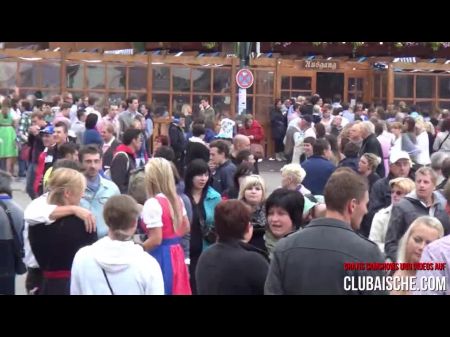 Pornocasting Auf Dem Oktoberfest Mit Franzi - Audience Blasen Mit Spermawalk - Aische Pervers