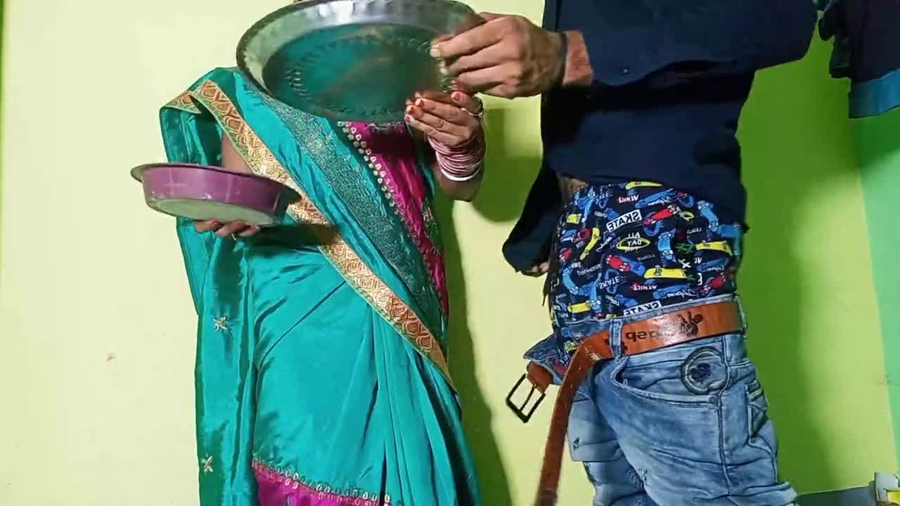 karwa chauth special bengali married duo very first lovemaking and had blow-job in the room with clear hindi audio photo