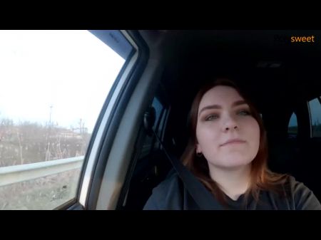 Fleshy Blowage While Driving A Pile Of Spunk On Tits: Porno D2