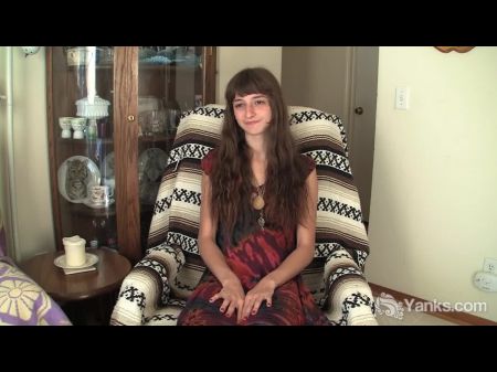 Grimaces Brown-haired Willow Interview And Masturbation: Porn 2a