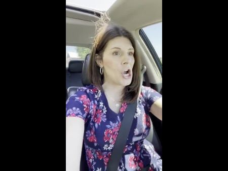 Spreading Gams & Flashing Off Vagina While Driving: Pornography 9c