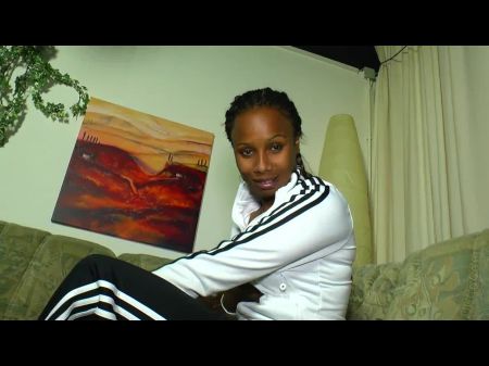 Fabulous Black Shows Off Her Vulva As She Jerks It Eagerly