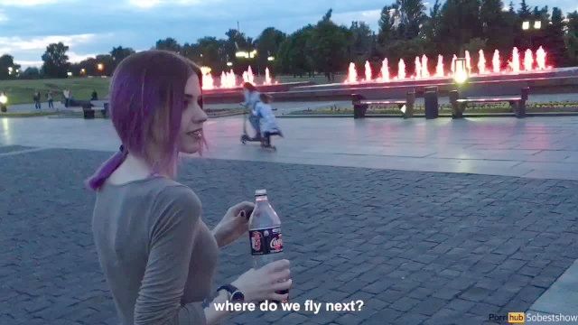 Cute hot teen doing public blowjob, cum in mouth and swallow cum -  anybunny.com