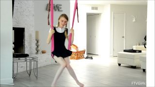 Charlotte Carmen No Panties Schoolgirl Dancing