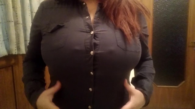 I Open My Shirt Without Using Hands :p My Big Breast Popped Out!!!