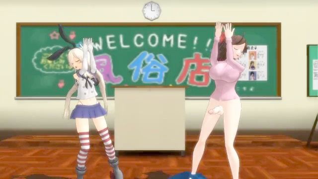 (mmd R - 18) Kancolle Futanari